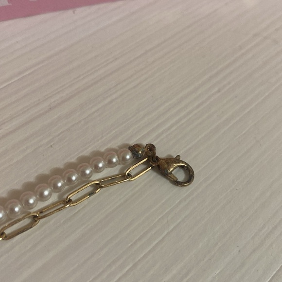 Preppy smiley face anklet - Picture 3 of 3